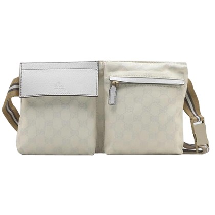 Blanc Gucci Voyage D'affaires Sac De Ceinture